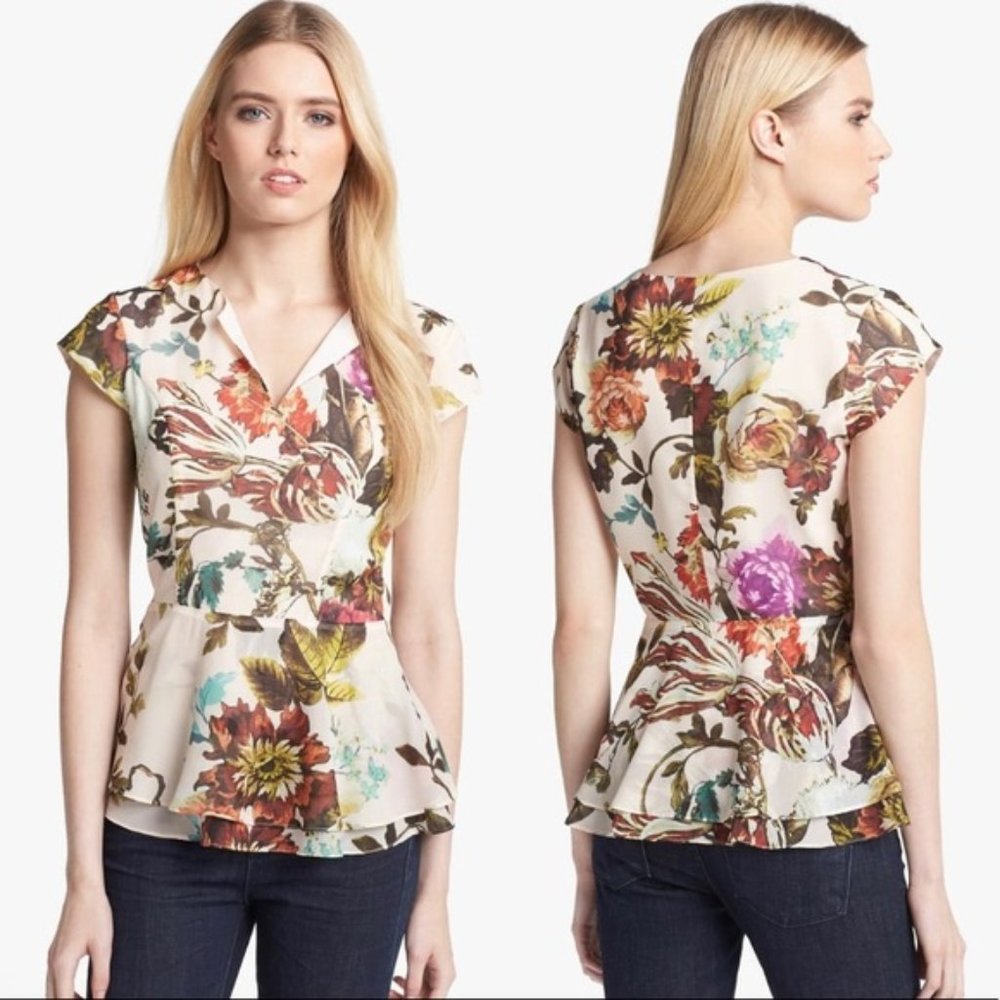 Ted Baker Everlyn Floral Peplum